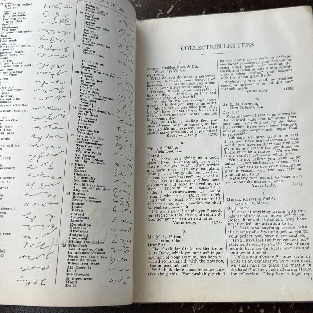 Standard Dictation Amanuensis Secretarial Gregg 1929 Hard Cover Text Book Course - Picture 11 of 12